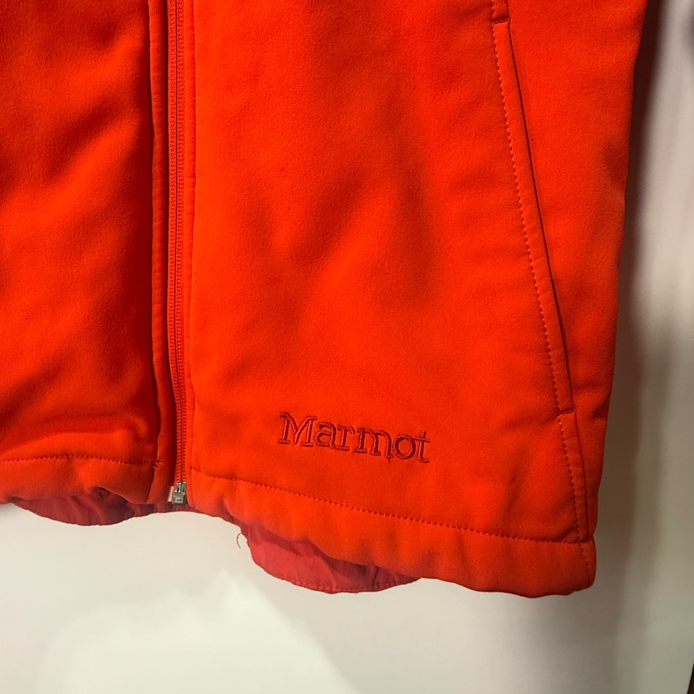 Marmot Women’s Full Zip Fleece-Lined Red Hiking Jacket Size S - Picture 2 of 9